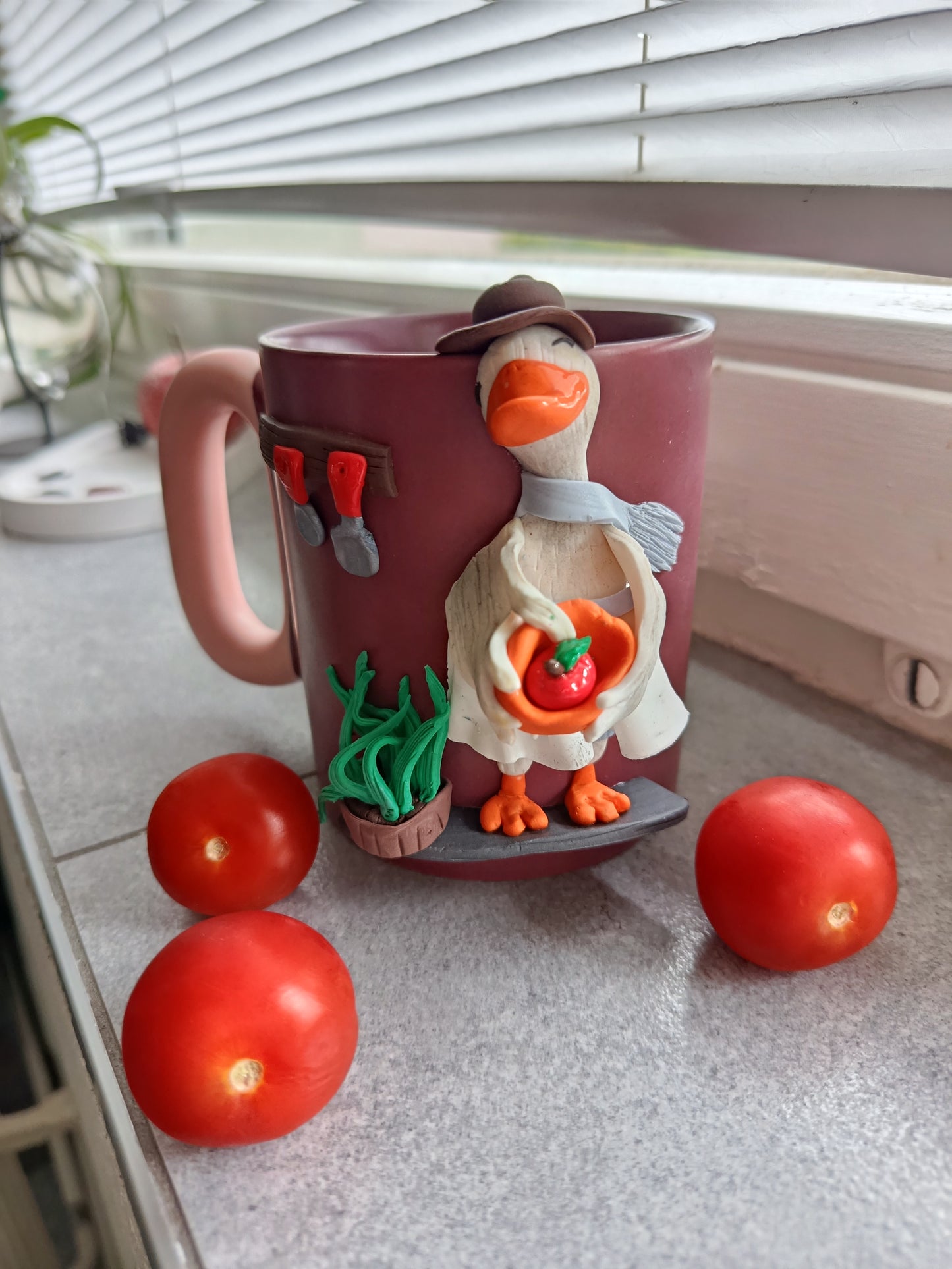 Madame l'Oie au potager Pièce unique