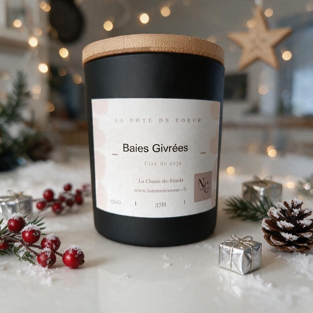 Bougie Baies Givrées