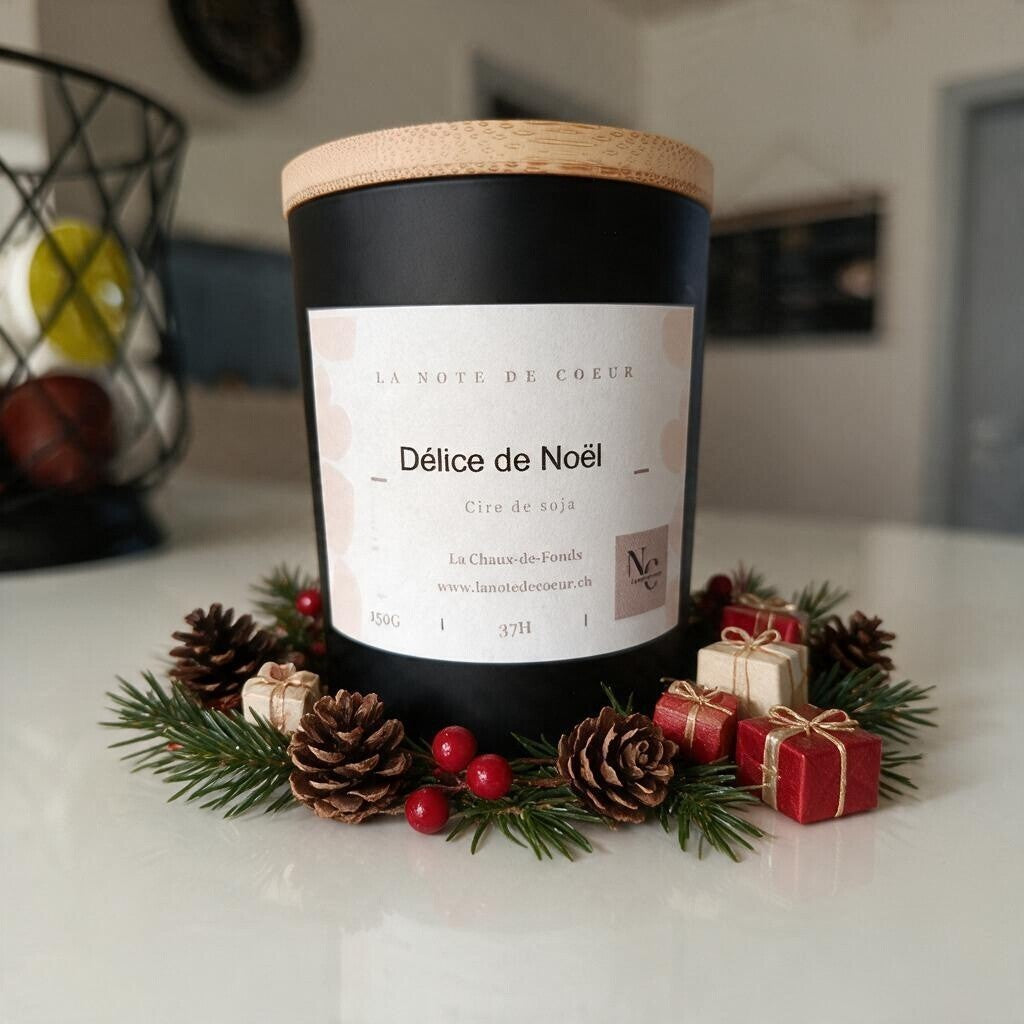 Bougie délice  de Noël